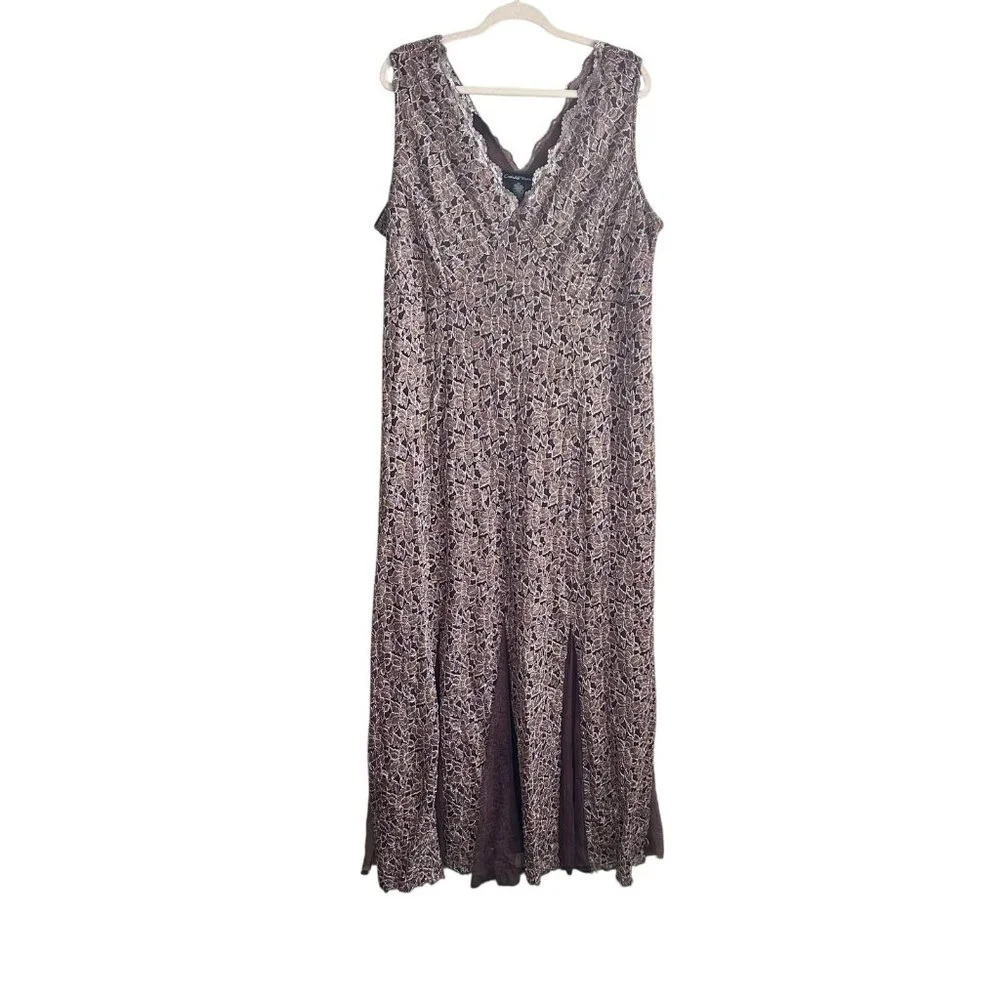 Candalite Maxi Sweetheart Dress 3x Mobwife lace Romantic Whimsigoth fairy - Picture 1 of 16